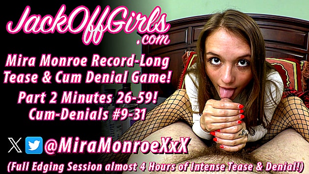 Lil Mira Monroe Blowjob Edging Game Part 2!